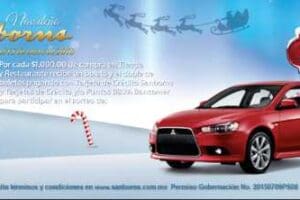 Sanborns sorteo navideño: gana uno de los 2 Mitsubishi Lancer 2016