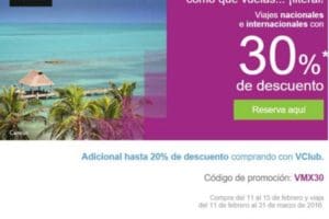 Volaris: 30% de descuento en viajes nacionales e internacionales