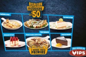 Vips: regresan tus clásicos por $50 del 14 al 20 de marzo