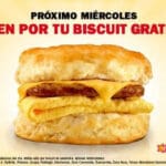 Carl's Jr biscuits gratis