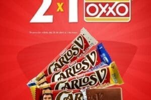 Oxxo: 2×1 en chocolates Carlos V Nestle