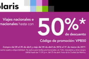 Volaris: vuelos nacionales e internacionales con hasta 50% de descuento