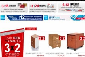 Office Depot: 3×2 en muebles seleccionados