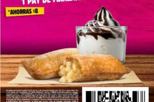 Burger King: Sundae Jr + Pay de Manzana $22
