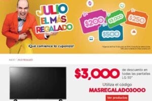 Cuponera Julio Regalado 2016 en Soriana: descuentos en computadora, pantallas, relojes y mas