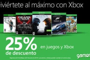 Xbox Live: hasta 25% de descuento en juegos de Xbox