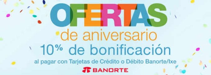 Promociones de Aniversario Amazon México con Banorte