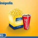 Clickonero Combo Cinépolis palomitas y refresco medianos