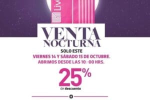 Liverpool: Venta Nocturna 14 y 15 de Octubre 2016