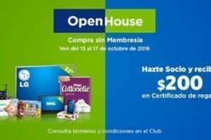 Open House Sam’s Club del 13 al 17 de Octubre