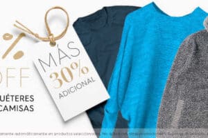 Osom: 40% de descuento + 30% adicional en playeras, camisas, sudaderas y suéteres
