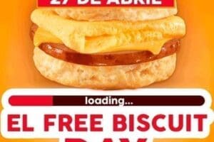 Carl’s Jr: Biscuits Gratis en Nuevo León, Saltillo Coahuila y León Gto 27 de Abril
