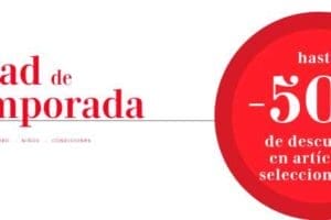 C&A: Rebajas de Mitad de Temporada Hasta 50% de descuento