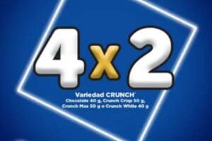 Oxxo: 4×2 en chocolates Crunch todos los miércoles
