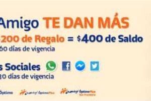 Recargas amigo Telcel te regalan $200 de tiempo aire
