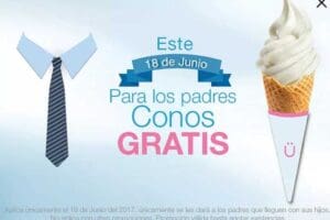 Yogen Fruz: Cono Gratis por el Día del Padre 18 de Junio