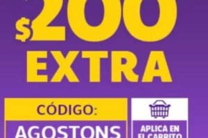 Netshoes: Cupón de $200 de Descuento al 25 de agosto