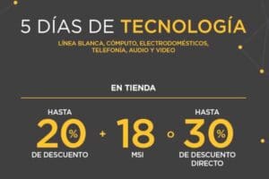 Palacio de Hierro: 5 Días de Tecnología del 24 al 28 de agosto 2017