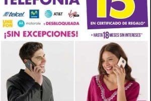 Suburbia: 15% en Certificado de Regalo en Toda la Telefonía Celular