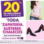 Suburbia 20% de descuento en zapateria, chalecos