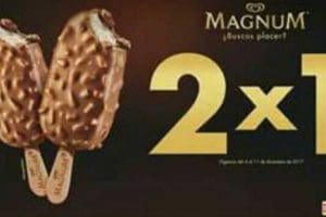 Oxxo: cupón 2× 1 en Paletas Magnum al 11 de diciembre