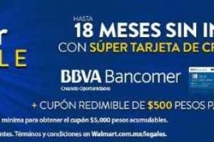 Walmart y Bancomer Imperdible – Cupón de $500 para tu siguiente compra al 5 de marzo