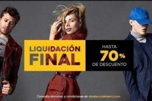 Palacio de Hierro: Ofertas Liquidación Final 70% de descuento en ropa calzado