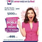 Telcel Promoción El amor está en la Red  Contrata o renueva y recibe el Doble de Megas
