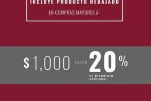 LOB: Hasta 20% de descuento a lo ya rebajado en toda la tienda