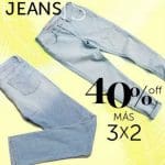Osom 40% de descuento y 3×2 en jeans al 30 de abril