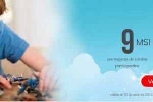Sanborns: 40% de descuento y 9MSI  en juguetes al 30 de abril
