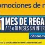 Ofertas Hot Sale 2018 Telcel 1 mes de regalo con Citibanamex