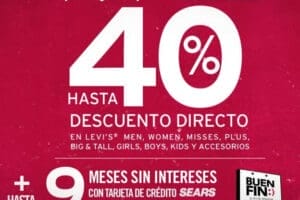 El Buen Fin 2018  Levi’s: 3×2 y hasta 50% de descuento + 9 MSI