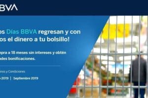 Días BBVA Walmart y Sams Club: 18 msi y 3 de bonificación + 1 mes en estado de cuenta