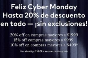 Promociones de Cyber Monday 2019 en H&M