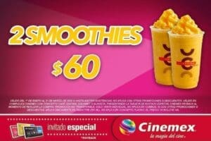 Promociones Cinemex tarjeta invitado especial payback Marzo 2020