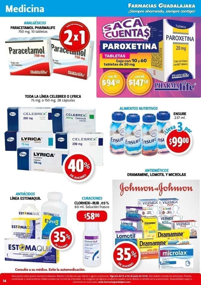 farmacias guadalajara folleto junio 14