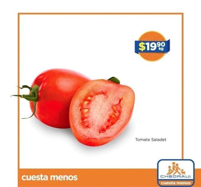 Ofertas Chedraui frutas y verduras del 3 al 5 de julio 2020 5 chedraui jitomate