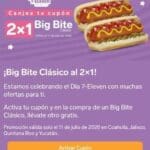 7-Eleven: Cupón 2x1 en Big Bite Variedad de Sabores 2 cupones 7 eleven 2