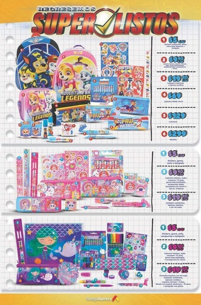 Bodega Aurrerá - Folleto de ofertas Super Listos del 15 al 29 de julio 2020 3 folleto bodega aurrera julio 2020 2