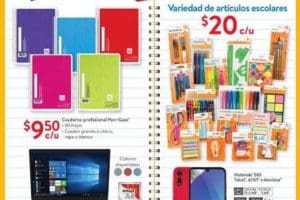 Folleto de ofertas Regreso a Clases Walmart del 30 de julio al 13 de agosto 2020