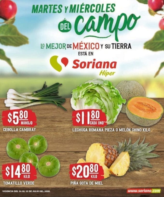Folleto Soriana Martes y Miércoles del Campo 14 y 15 de julio 2020 2 soriana martes y miercoles del campo 14 y 16 de julio 2020 2