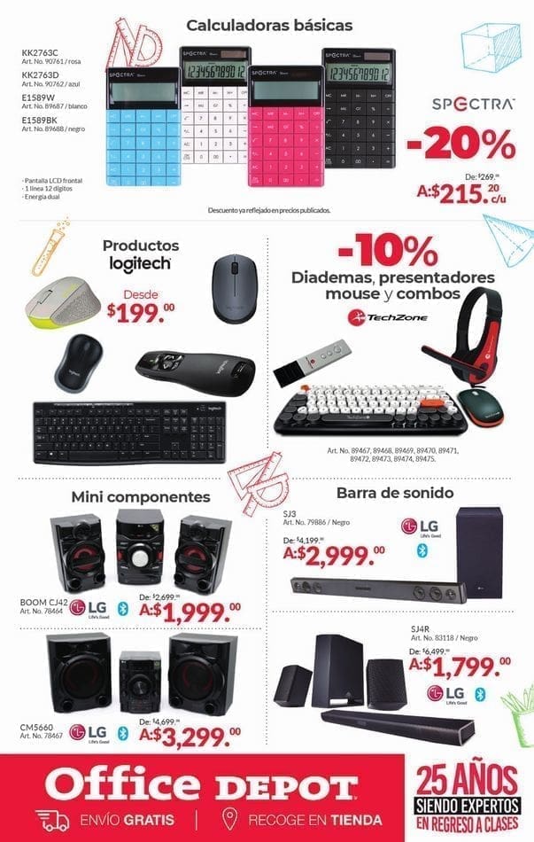 Office Depot - Catálogo Regreso a Clases del 1 al 28 de agosto 2020 8 office depot catalogo agosto 2020 8