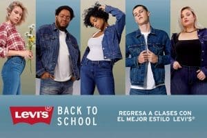 Promoción Levi’s Regreso a Clases: 3×2 o hasta 40% de descuento