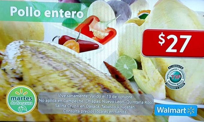 Folleto Martes de Frescura Walmart 13 de octubre 2020 4 martes frescura walmart octubre 4