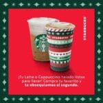 Starbucks: 2x1 en lattes y capuccinos del 23 al 26 de noviembre 2020