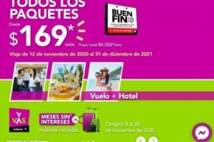 El Buen Fin 2020 en Volaris: 50% de descuento + 10% adicional con Citibanamex