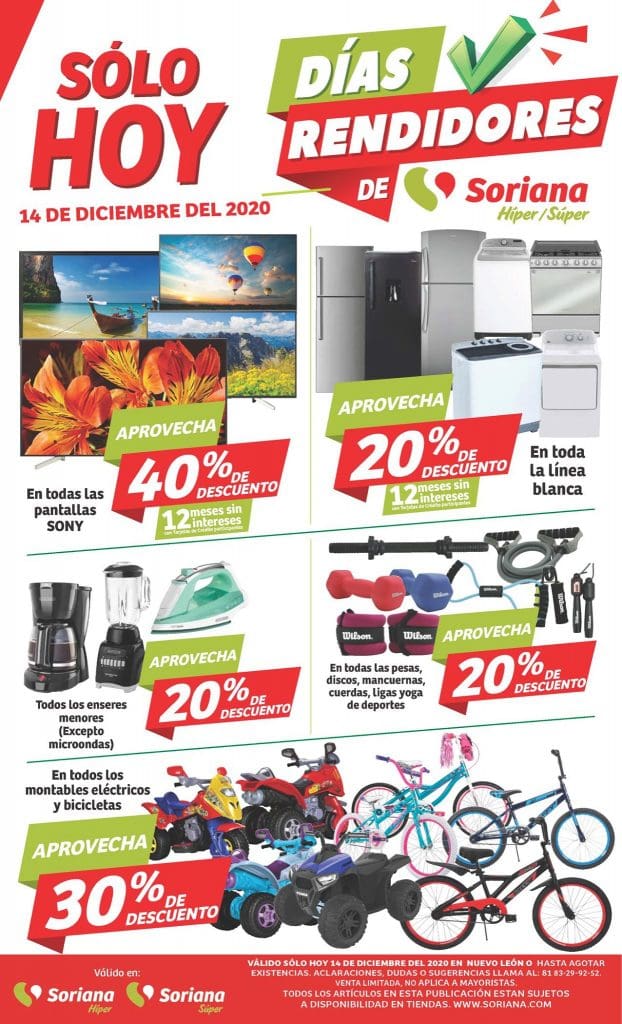 Soriana Folleto Días Rendidores 14 de diciembre 2020 2 soriana dias rendidores 4