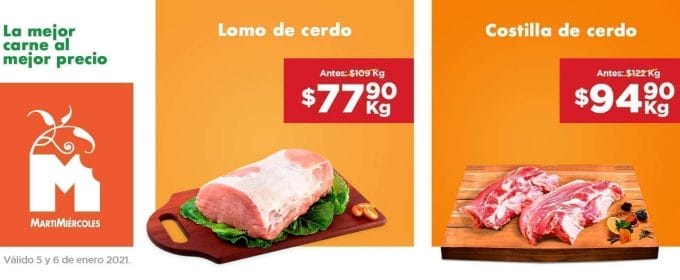 Frutas y Verduras Chedraui 5 y 6 de enero 2021 4 martimiercoles carnes chedraui 2