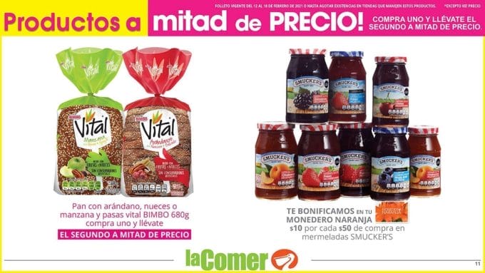 La Comer: Folleto de ofertas Mejores Precios del 12 al 18 de febrero 2021 12 la comer folleto febrero 11